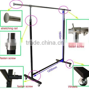 Wholesale Ajustable Store Display Racks/Mmetal Hanging Display Racks thumbnail-3