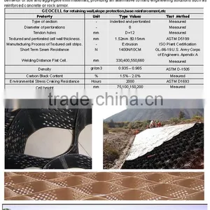 Textured Hdpe Geocell for Road Construction thumbnail-6