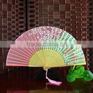Perfect Party Farvor Flower Floral Hand Fan for Wedding Party Decor Gifts thumbnail-6