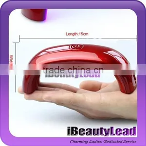 New Arrival 6W LED Nail Lamp Protable LED Nail Dryer With 5 Different Colors thumbnail-4