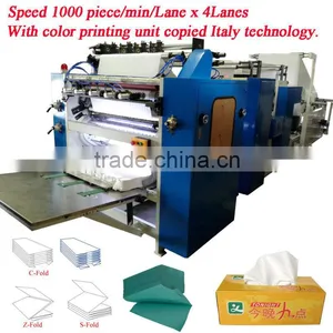 Italy Design Embossing Laminating Printing High Speed Automatic Home Use Tissue Machine thumbnail-1