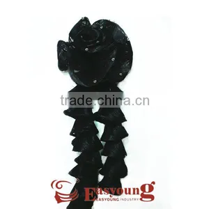 Wholesale Rose Hair Flower Hairpieces for Bride in Wedding Hair Accessories thumbnail-1