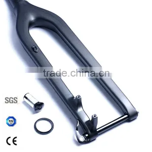 Full T800 Carbon Fiber 29er MTB Fork Matte/glossy Finish,100*15mm 3K or UD Black Carbon Mountain Bike Fork thumbnail-1