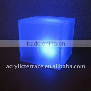 LED Illuminated Night Light-y1308143/ Frosted Acrylic LED Cuboid Table Light thumbnail-1