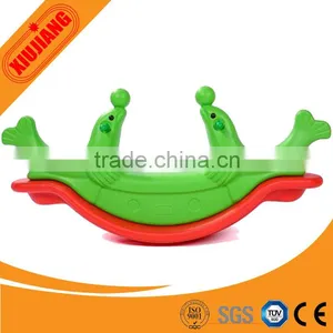 Dolphin Double Seats Plastic Rocking Horse for Kids thumbnail-2