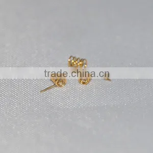 Phosphor Copper Gold-plating Spring for Conductive Terminal of Mini Earplug Manufacturer thumbnail-2