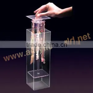 Acrylic Jewelry Display Stand/acrylic Jewelry & Cosmetic Storage Display Boxes/rotating Acrylic Jewelry Display Stand thumbnail-2