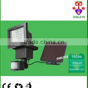 Outdoor Solar Power 0.075W Led Motion PIR Sensor Light thumbnail-1