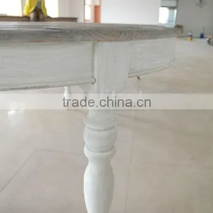 Europe and Antique Recycle Wood Dining Table thumbnail-5