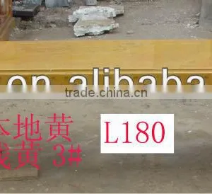 Hand-carved Yellow Marble Bench thumbnail-2