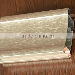 Aluminum Extrusion Profiles Brushed Effect thumbnail-3