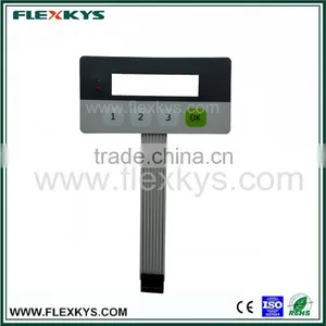 China Factory Led Window Conductive Membrane Switch 4 Buttons thumbnail-1