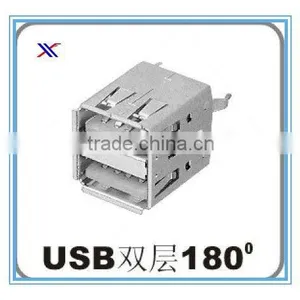 180 Female Double Usb Connector thumbnail-1