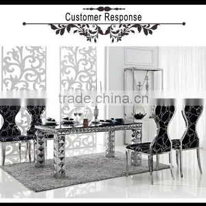 High Class Royal Home Furniture New Design Stainless Steel Chair thumbnail-6