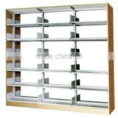 Double Sided Three Column Steel Library Book Shelf thumbnail-1