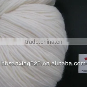 FRESH!!!100% Merino Chenille Wool Yarn, 8NM - 16NM,raw White/bleached White/dyed Color thumbnail-3