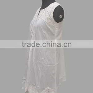 Sleeveless Cotton Dress/ Beach Wear/ Casual Wear Dress thumbnail-2