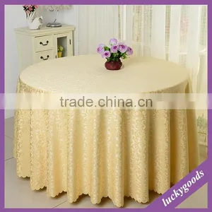 3.05m Persomized Polyester Champagne Table Cloth Wholesale thumbnail-1