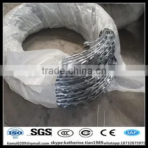Bto-22 Concertina 300mm Concertina Razor Wire Metal Mesh Ribbion for Protection thumbnail-4