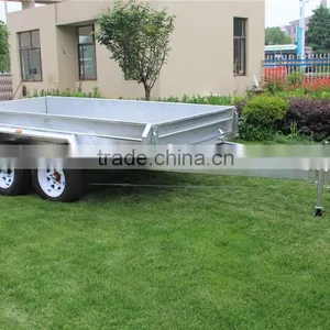 8x5ft Hot Dipped Galvanized Fully Welded Heavy Duty Tandem Trailer thumbnail-1