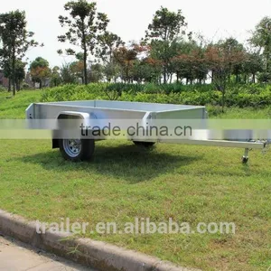 8x4 Chequer Plate Fully Weld Trailers/8x4 Power Coated Trailer/Car Trailer/Australia Trailer thumbnail-4