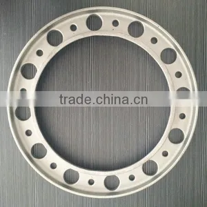Customized Sand Casting Shot Blasting QT450-15 Profile Flange thumbnail-1