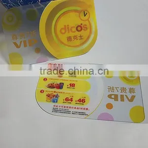 Irregular Size Transparent Clear VIP Membership PVC Card thumbnail-1