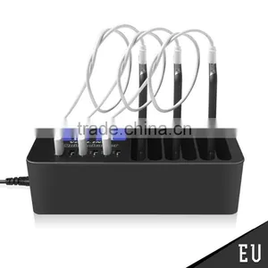 Multi-Functional Smart Digital Power Charger With 6 Ports For IPhone 6s IPad Air Mini Samsung Smartphone Tablet Laptop thumbnail-1
