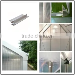 Hollowing Section Aluminum Profiles Used in Greenhouse Frame thumbnail-1