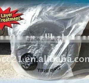 1100mmx1100mm Car PE Material Tire Bag With Customer's Logo thumbnail-3