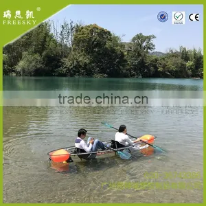 China Glass Bottom Crystal Clear Transparent Kayak for 2 Person thumbnail-1