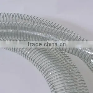 Flexible Transparent Wire Refinforfed PVC Oil and Gas Pipe thumbnail-6