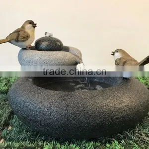 Resin Made Stone Water Fountain for Table Decor thumbnail-2