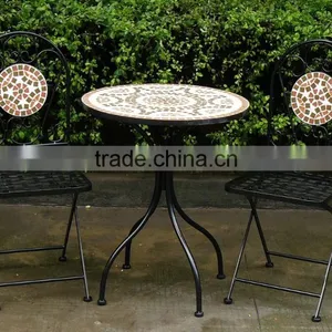 Set of 3pcs 2 Seater Mosaic Bistro Set thumbnail-3