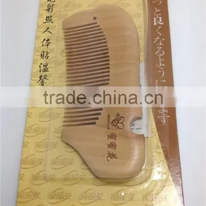 100%Nature Peach Wooden Combs 11.5*4.5 thumbnail-1