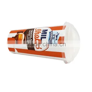 Cheap IML Plastic Coffee Mugs With Lid, Personalized Coffee Cups Suppliers thumbnail-2