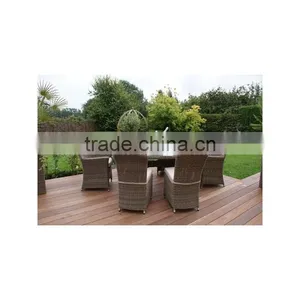 2017 Sigma Discount All Weather Luxury Rattan Royal Italian Classical Style Dining Room Set thumbnail-1
