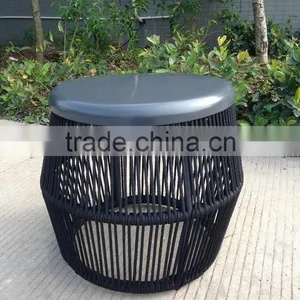 Customized Outdoor Round Rattan Furniture Coffee Table thumbnail-4