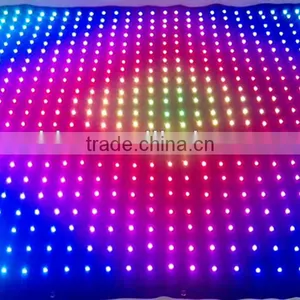 Decoration Stage With See-through Led Video Curtain Display thumbnail-1