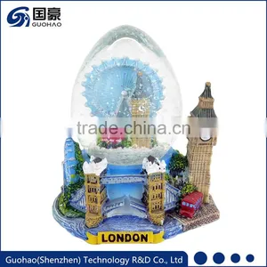 London Elizabeth Tower Water Snow Globe thumbnail-1