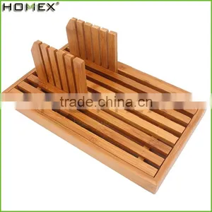 Bamboo Manual Bread Slicer Homex BSCI/Factory thumbnail-1