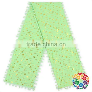 Cute Design Soft Christmas Deer Print Pom Pom Tassel Scarf for Kids thumbnail-4