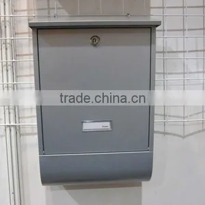 FQ-108A Wall Mounted Cast Iron Mailbox, Metal Mailbox, Steel Mailbox thumbnail-2