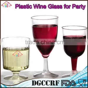 NBRSC Promotional Disposable Hard Plastic Wine Glasses Drinking Cups for Party thumbnail-4