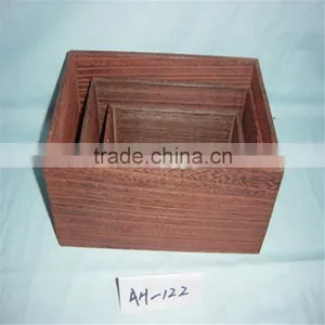 Flower Box Wood Planter Boxes/Wood Planter/Wooden Tray thumbnail-1
