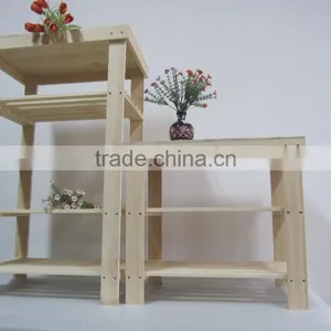 Decoration Hot Sale Wooden Flower Display Shelf thumbnail-1