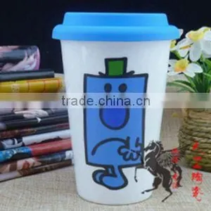 2016 Hot Sell Wholesale Ceramic Cups With Lid thumbnail-1