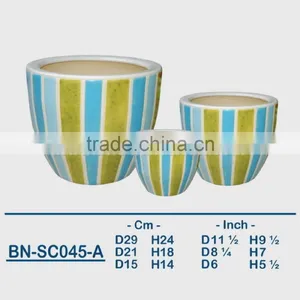 Vietnamese Ceramic Indoor Pot/ Indoor Planter BN-SC045-A thumbnail-1