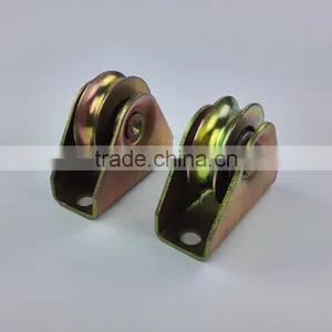 1.5 Inch Sliding Gate Wheel Diameter 40mm Thickness 12mm Bearing 6000RS Groove "U" With Outer Support ITEM:412PCR thumbnail-1