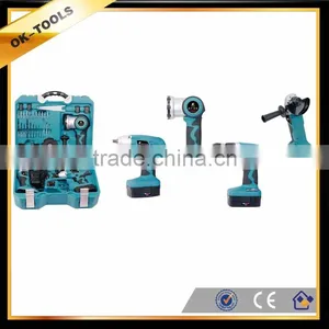 2014 New China Wholesale Supplier Power Tool Manufacturer 18V 4pcs Electric Power Tool Set thumbnail-1